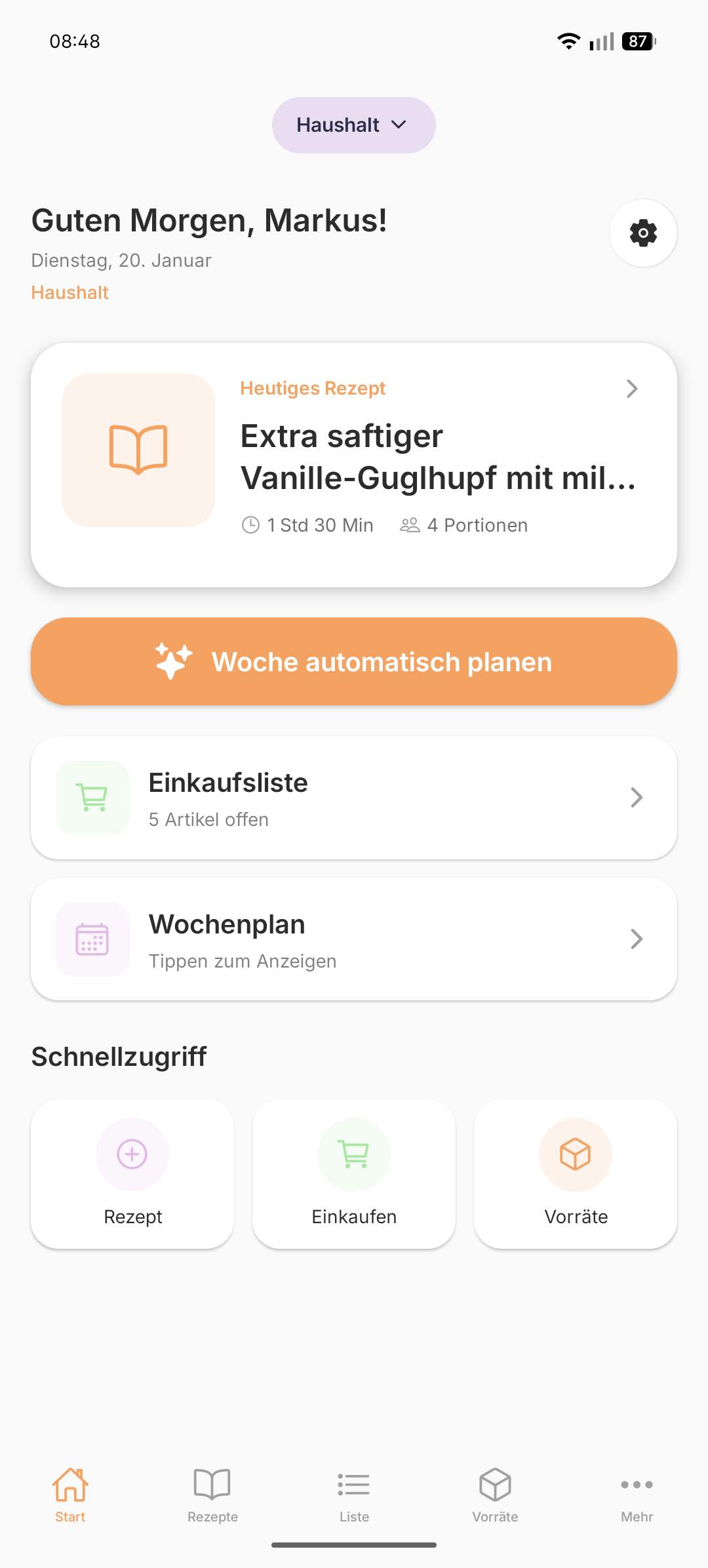 Buscar App - Markus Dashboard